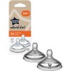 Tommee Tippee Natural Start Anti-Colic Teat cumlík na fľašu Fast Flow 6 m+ 2 ks