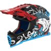 Detská prilba LS2 MX437 FAST EVO II MINI STARMAW gloss black YM 49-50