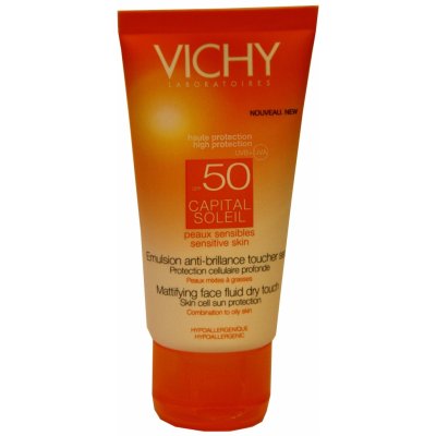 Vichy Capital Soleil Face Sun Cream pre zmiešanú a mastnú pleť SPF50 50 g