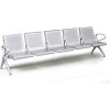 Kovová lavica do čakární STRONG PLUS, 5 miest