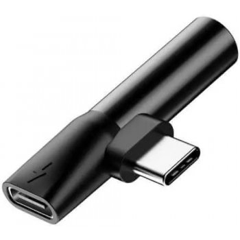 BASEUS 90° adaptér USB-C/USB-C + 3,5 mm jack CATL41-01, čierna od 7,1 € -  Heureka.sk