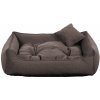 COMFY obdĺžnikový pelech pre psa, hnedý - 55 cm x 45 cm
