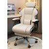R8 Gamer 8092 Elegance herné kreslo s opierkou na nohy, Biela