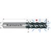 Karnasch 306358080027 | Tvrdokovová hrubovacia fréza MTC, s vnútorným chladením, zrazené ostrie 8x27-70x8 mm, Z=4