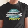 Tričko s potlačou SOM MECHANIK Pánsky Čierna L