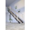 Pertura Libra Rustikálny dub bez podstupníc antracit rovné 87 cm 14/15