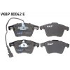 Sada brzdových platničiek, vždy 4 kusy v sade SKF VKBP 80042 E (VKBP80042E)