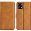 PROTEMIO 57082 SIDE Peňaženkové puzdro pre Motorola Moto E13 svetlohnedé