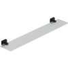 Kludi Vela S - Polička, dĺžka 60 cm, sklo/brúsený Gunmetal 25973N2