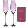 Diamante poháre na šampanské Silhouette City Pink s kamienkami Swarovski 2 x 210 ml