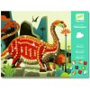 Djeco Penová mozaika Dinosaury DJ08899