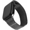 Nylonový športový remienok FIXED pre Apple Watch 38/40/41 mm, tmavosivý