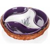 368442 Misa v košíku 23 cm, 4 diely LAVENDER, BANQUET