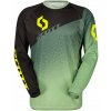 SCOTT jersey 350 DIRT EVO - 2023, black/green, L