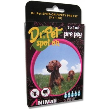 Dr.Pet Spot-on pipety 5 x 1 ml