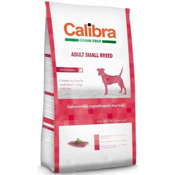 Calibra Dog GF Adult Small Breed Duck 7 kg