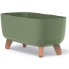 PROSPERPLAST Kvetináč GRACIA CASE 39cm zemitě zelený