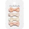 Klipové sponky do vlasov Rockahula Kids: Flora Linen Mini Bow