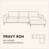 KT Dostupný Nábytok Sedačka PLAZA 250 x 200cm (s úl. priestorom + rozklad) Orientácia rohu: Pravý roh, Úložný priestor: Bez úložného priestoru, Rozklad: Bez rozkladu