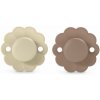 SUAVINEX | Cumlík SX PRO fyziologický 2 KS WONDER 6/18m - Whitecap Gray + Raw Umber