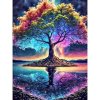DIAMANTOVÁ MAĽBA SADA DIAMOND PAINTING 5D 30X40 DIAMANTOVÁ MOZAIKA Strom