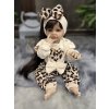 kojenecký overal leopard béžový veľ. 62