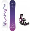 Gravity Sirene White 24/25 dámsky snowboard + Raven Fastec FT360 black/fuchsia viazanie + zľava 400,- na príslušenstvo - 156 cm + S (EU 35-40)