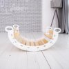 Montessori Furniture Montessori drevená hojdačka 5 v 1 large white