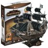 CubicFun 3D puzzle Pirátská loď Queen Anne´s Revenge 155 ks