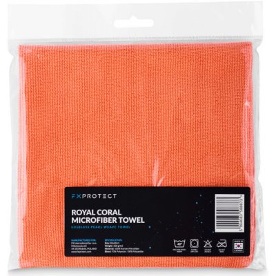 FX Protect Royal Coral Microfiber Towel 320 GSM 40 x 40 cm