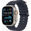 Apple Watch Ultra 2 49 mm prírodný titán s námornícky modrým oceánskym remienkom MX4D3CS/A