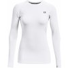 Dámske kompresné tričko s dlhým rukávom Under Armour CG AUTHENTICS CREW W biele 1368701-100 - XS