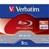 Verbatim BD-RE DL, jewel box, 43760, 2x, 5 ks, pre archiváciu dát