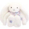 Plyšový zajko Fleurette the Bunny White Doudou et Compagnie biely 35 cm od 0 mes