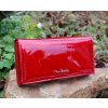 Dámska červená peňaženka lakovaná Pierre Cardin