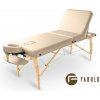 Skladací masážny stôl Fabulo GURU Plus Set Farba: krémová 192*76 cm / 21,1 kg / 5 farieb