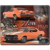Plechová ceduľa Chevrolet Camaro Z28 Orange 30 cm x 38 cm