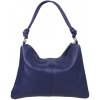 NovaKabelka.sk Giuseppina Blu kožená talianska kabelka modrá