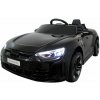 mamido Elektrické autíčko Audi E-Tron GT s EVA kolesami a príjemným koženým sedlom - čierne