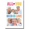 All you need is love fotoobraz na plátne 20 × 30 cm