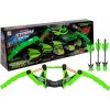 LEAN TOYS Luk s troma šípmi 58 cm zelený