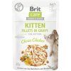 Kapsička pre mačiatka Brit Care Cat Fillets in Gravy for kittens Chicken 85 g