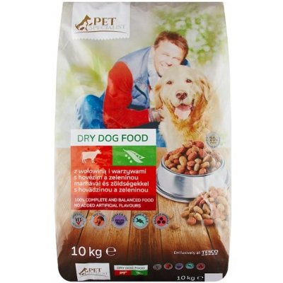 Tesco Pet Specialist Kompletné suché krmivo pre dospelé psy s hovädzinou a zeleninou 10 kg