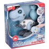 Interaktívny Dino T-Rex so svetlami a zvukmi, skrutkovací 13 cm
