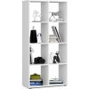 Ak furniture Knižnica QUAD biela