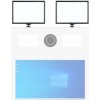 Fotověci Set 2x Profesionální LED Světlo Panel s Magnetickým Držákem