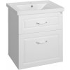 Aqualine FAVOLO umývadlová skrinka 61,5x72,5x44 cm, biela mat