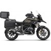 Kompletná sada čiernych hliníkových kufrov SHAD TERRA BLACK , 48L topcase 36L/47L bočné kufre, vrátane montážnej sady a platne SHAD R 1200 GS Adventure/ R 1250 GS Adventure