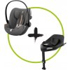 Akčný set autosedačka Cybex CLOUD G I-SIZE PLUS Lava Grey + Cybex BASE G Black