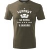 Army tričko Legendy sa rodia v januári - darček k narodeninám pre mužov L